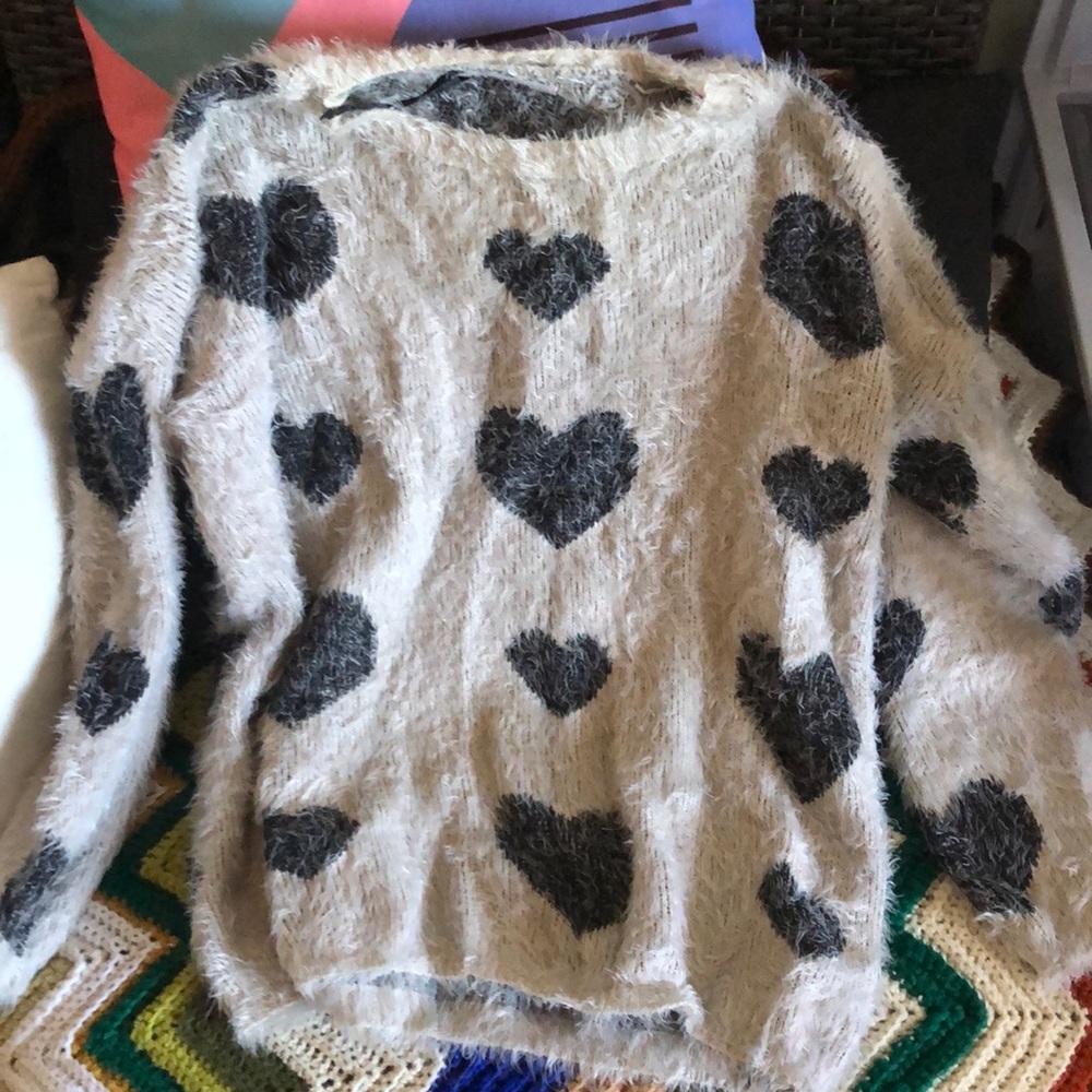 Cozy Hearted sweater for women